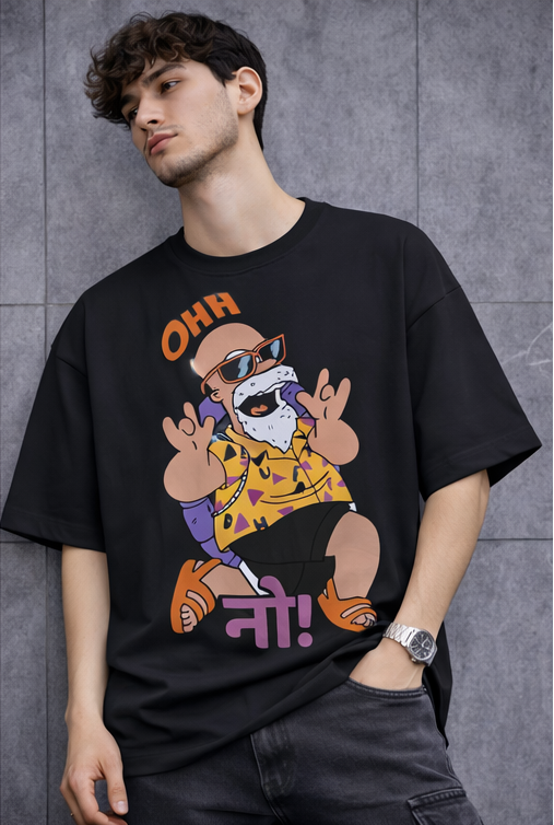Oh No Unisex Oversized Tee